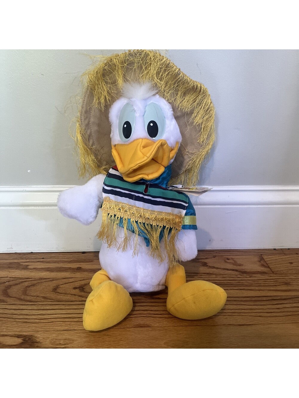 Disneyland Walt Disney Company Donald Duck From Three Caballeros Plush Toy 16"